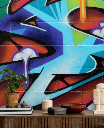 Papel pintado Grafiti con letras Zing