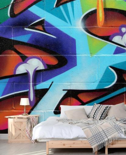 Zing Lettering Graffiti Wallpaper Mural