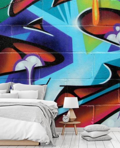 Papel pintado Grafiti con letras Zing