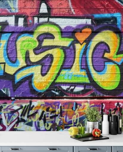 Music Writing Graffiti Wallpaper Mural Music Writing Graffiti Wallpaper Mural