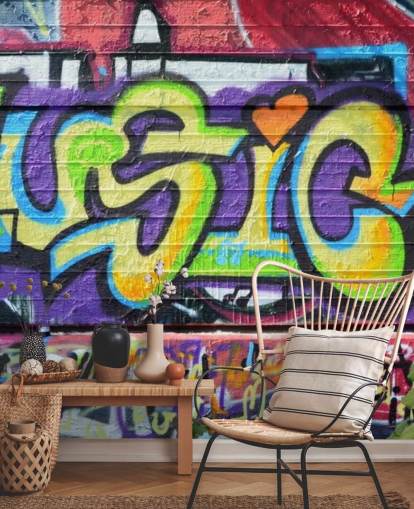 Music Writing Graffiti Wallpaper Mural Music Writing Graffiti Wallpaper Mural