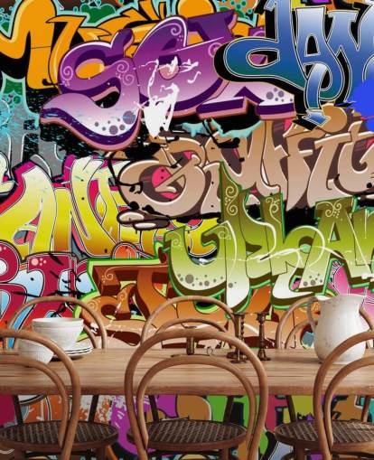 The Words Wallpaper Mural