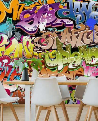 The Words Wallpaper Mural