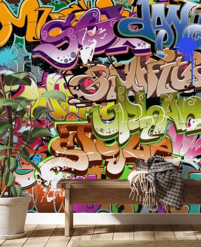 The Words Wallpaper Mural
