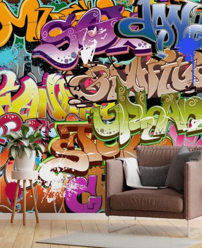 The Words Wallpaper Mural
