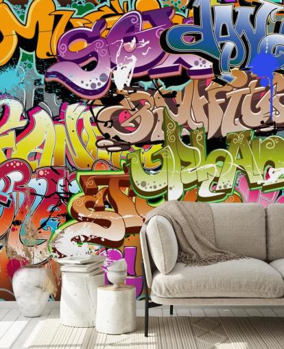 The Words Wallpaper Mural