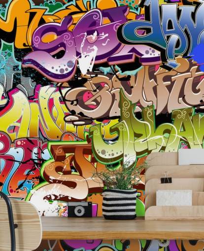 The Words Wallpaper Mural