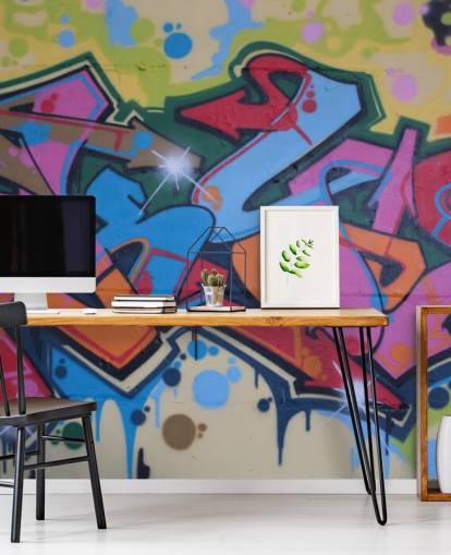 Berlin Street Art Wallpaper Mural