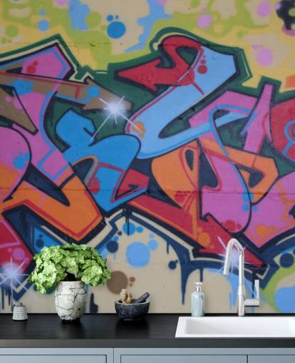 Berlin Street Art Wallpaper Mural