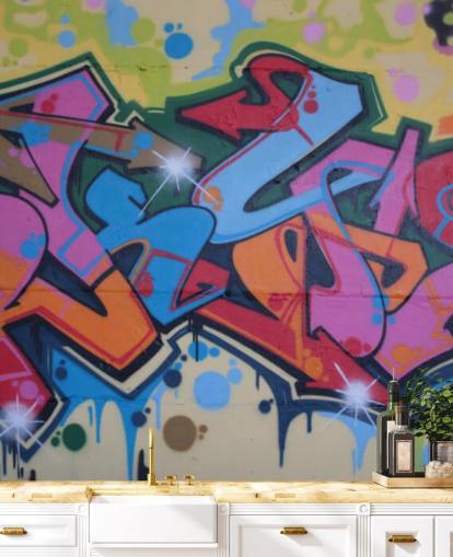 Berlin Street Art Wallpaper Mural