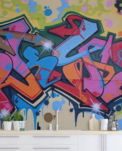 Berlin Street Art Wallpaper Mural