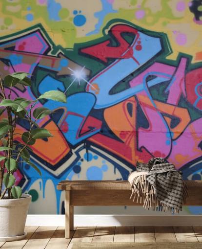 Berlin Street Art Wallpaper Mural