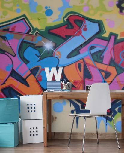 Berlin Street Art Wallpaper Mural