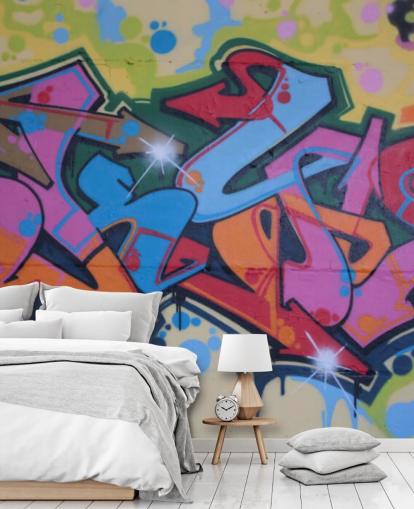 Berlin Street Art Wallpaper Mural