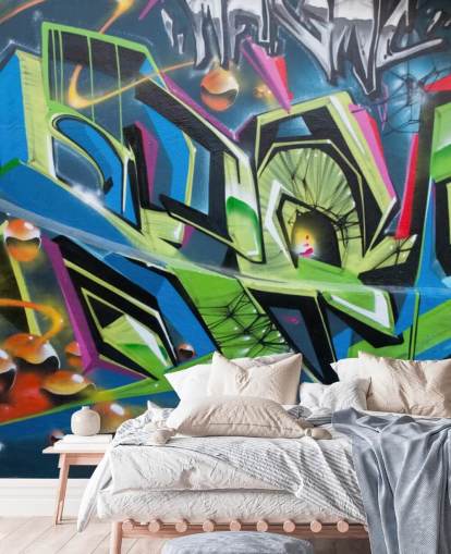 Angular Wallpaper Mural