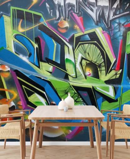 Angular Wallpaper Mural