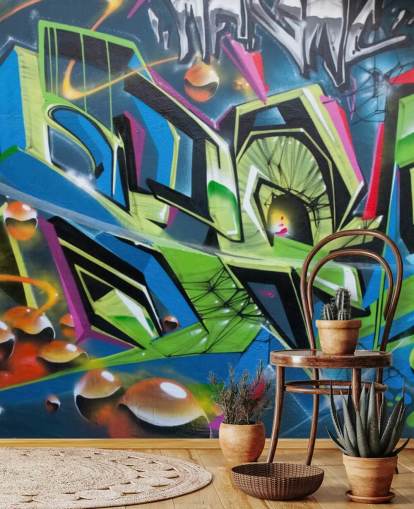 Angular Wallpaper Mural