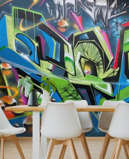 Angular Wallpaper Mural