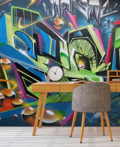 Angular Wallpaper Mural