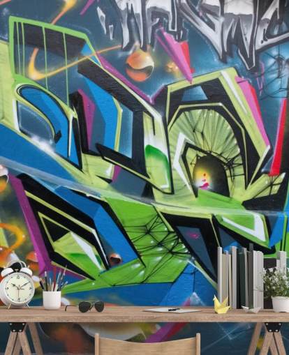 Angular Wallpaper Mural