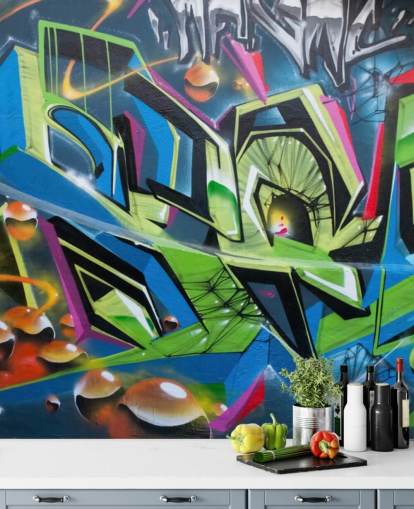 Angular Wallpaper Mural