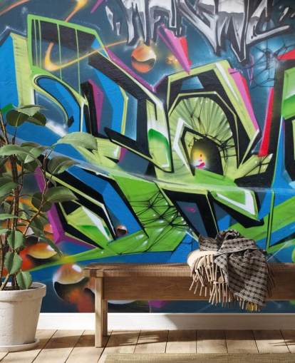 Angular Wallpaper Mural