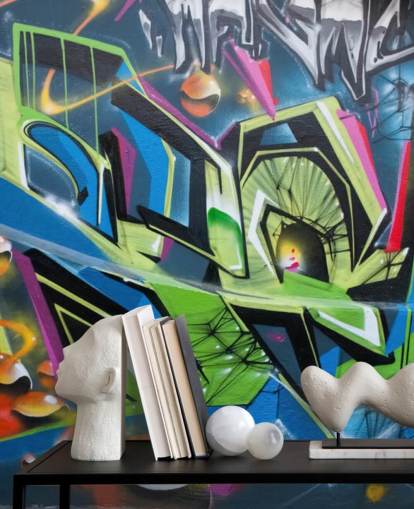 Vinkel Bakgrunn Mural