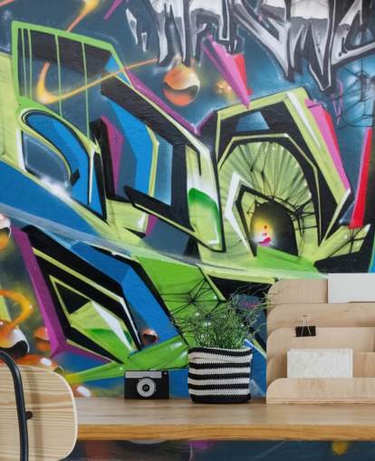 Angular Wallpaper Mural