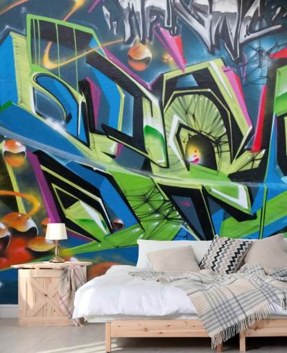 Angular Wallpaper Mural