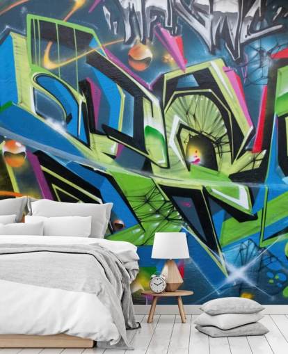 Vinkel Bakgrunn Mural