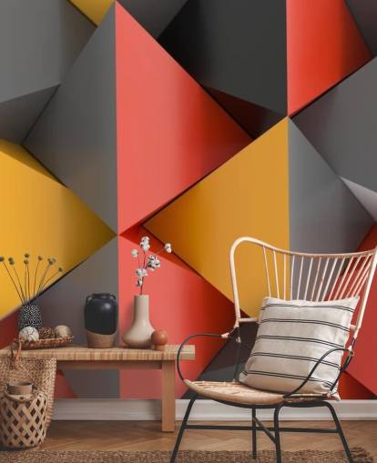 Papier peint Pyramides 3D