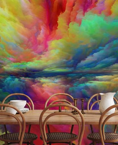 colourful clouds wallpaper