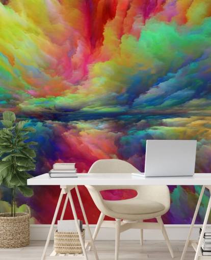 colourful clouds wallpaper