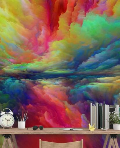 colourful clouds wallpaper