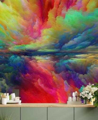 colourful clouds wallpaper colourful clouds wallpaper