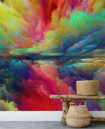 colourful clouds wallpaper