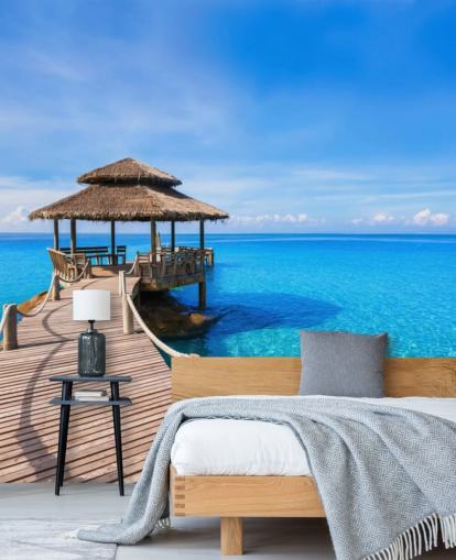 Promenade zum Pier Fototapete Promenade zum Pier Fototapete