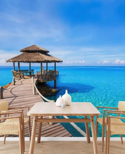 Papel pintado Paseo marítimo hasta el muelle