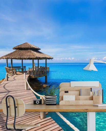 Papel de parede Boardwalk to the Pier