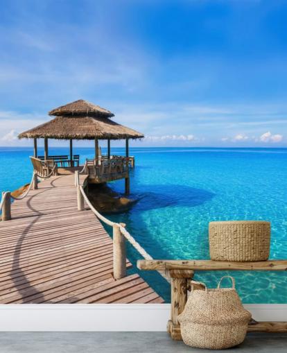 Papel pintado Paseo marítimo hasta el muelle