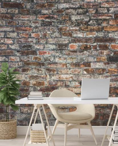 Weathered Bricks Wallpaper Mural Weathered Bricks Wallpaper Mural