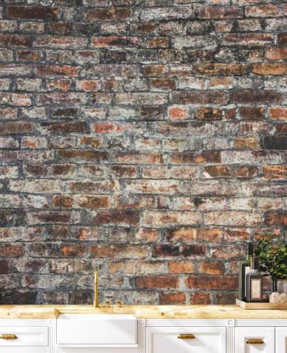 Weathered Bricks Wallpaper Mural Weathered Bricks Wallpaper Mural