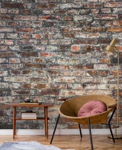 Papel de parede de tijolos resistidos Papel de parede de tijolos resistidos