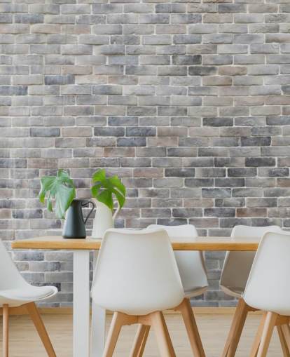 Pastel tinten behang muurschildering