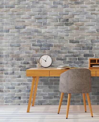 Pastel tinten behang muurschildering