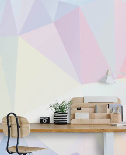 Polygon Light Pastel Baggrund