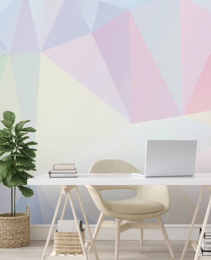 Polygon ljus pastell Bakgrund Polygon ljus pastell Bakgrund