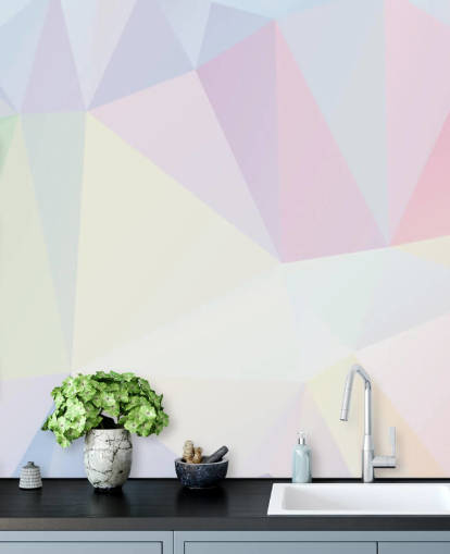 Polygon Light Pastel Wallpaper