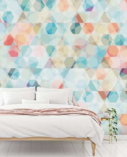 Pastel Kaleidoscope Wallpaper Mural Pastel Kaleidoscope Wallpaper Mural