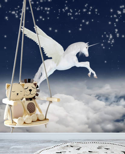 Unicorn in the Sky Wallpaper